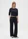 Black pure cotton T-shirt regular fit_1