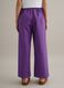 Multicoloured regular fit stretch cotton trousers with print_2