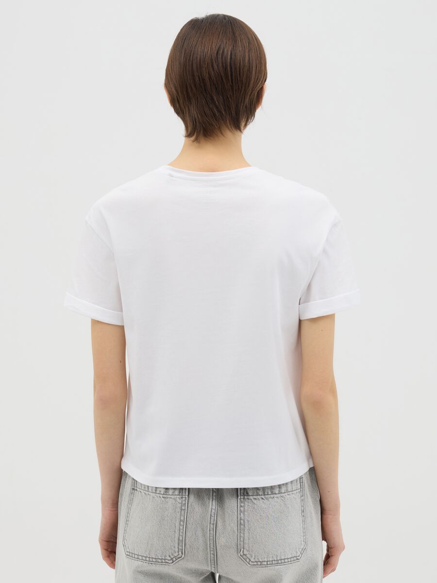 White boxy-fit T-shirt in cotton_3