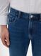 Blue denim jeans in cotton blend slim fit_3