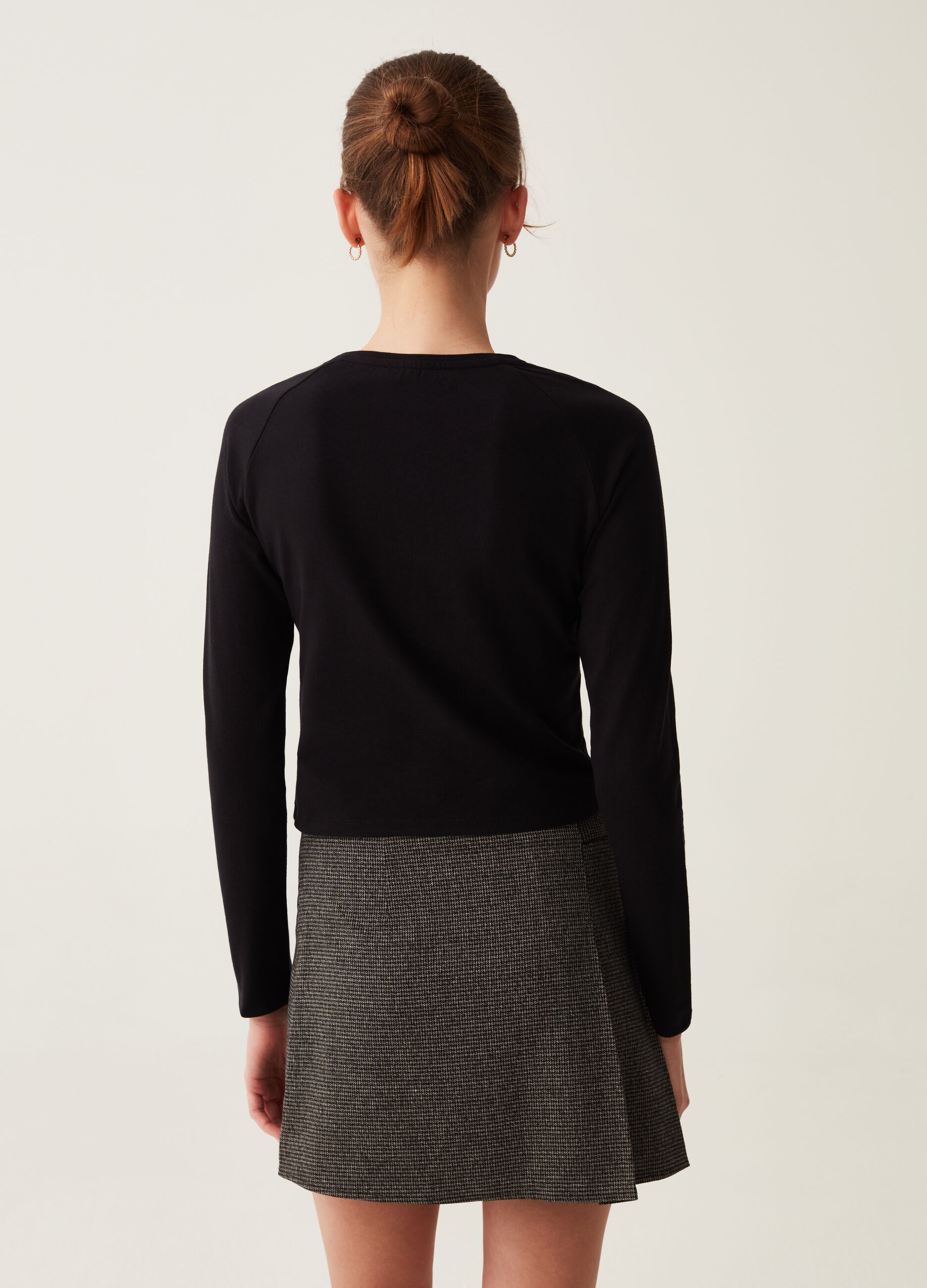 T-shirt a maniche lunghe con stampa_2