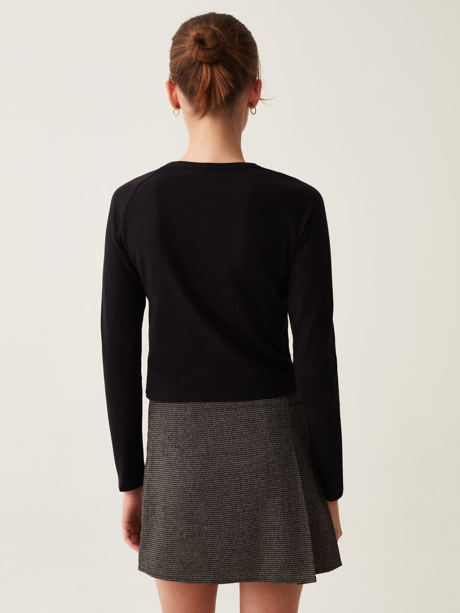 T-shirt a maniche lunghe con stampa_2