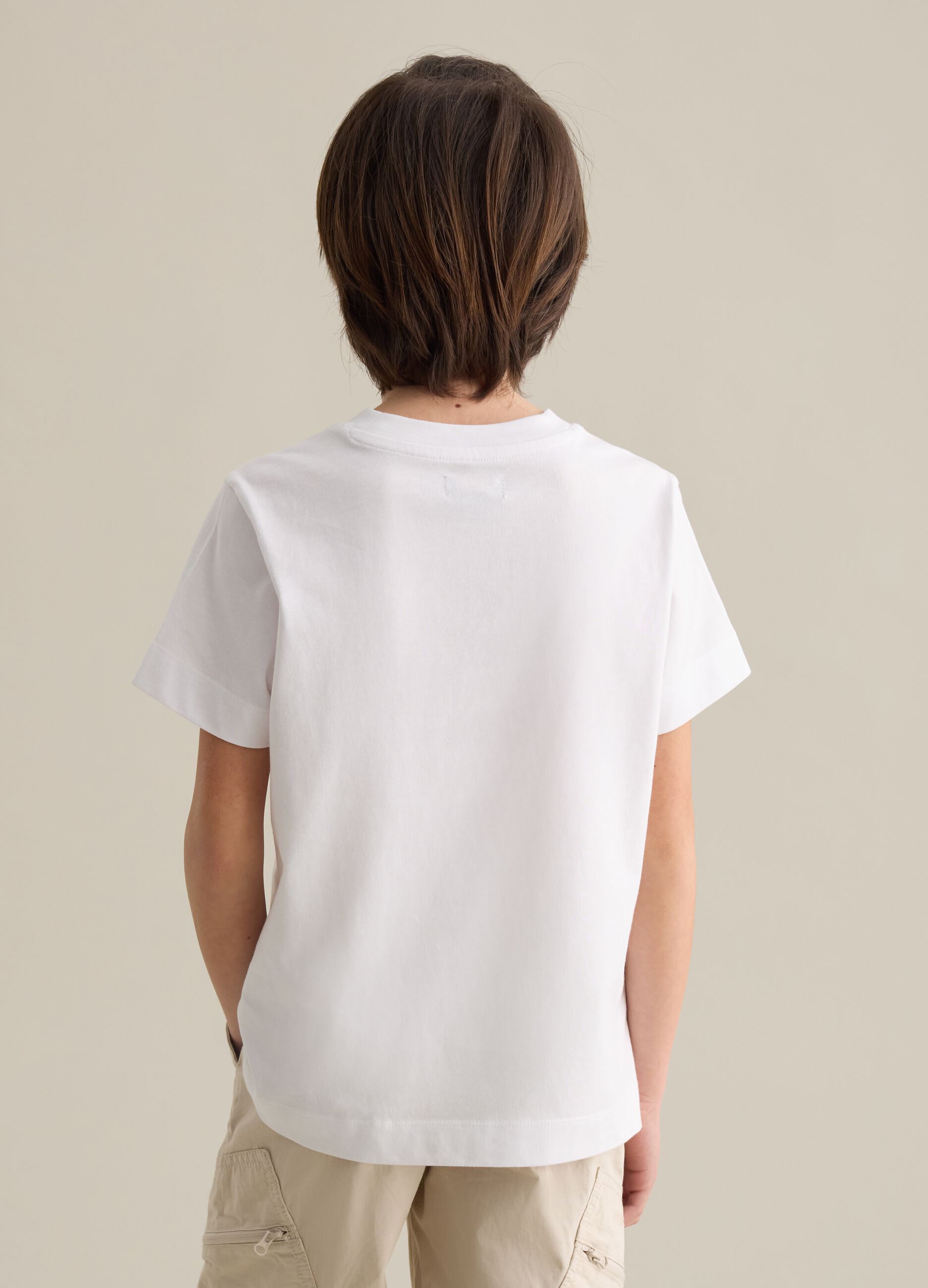 Cotton T-shirt with print