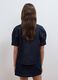 Regular-fit short-sleeved pure cotton denim shirt with tie detail_3