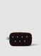 Brown and blue stretch-fabric wash bag_0