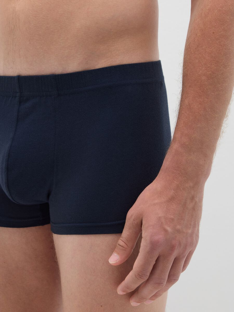 Blue Cotton Boxer Regular Fit_2
