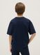 Boys' blue pure cotton T-shirt relaxed fit with print_1