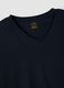 Blue pure organic cotton V-neck pyjamas, regular fit_6