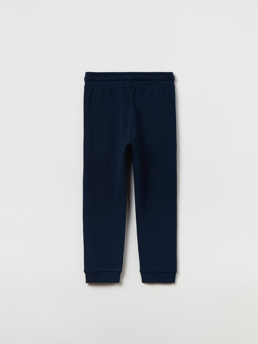 Joggers in felpa con coulisse_1