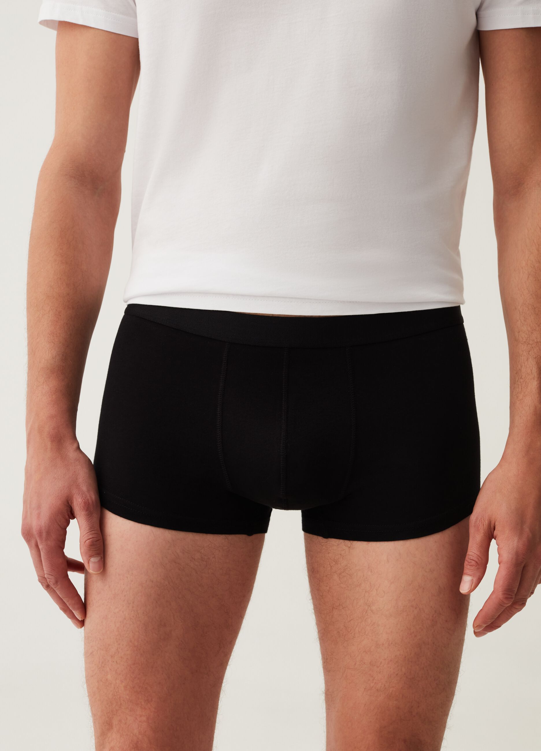 Tripack boxer in cotone bio stretch