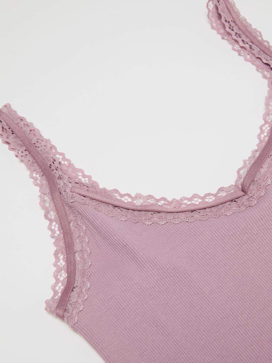 Ribbed under vest with crochet_5