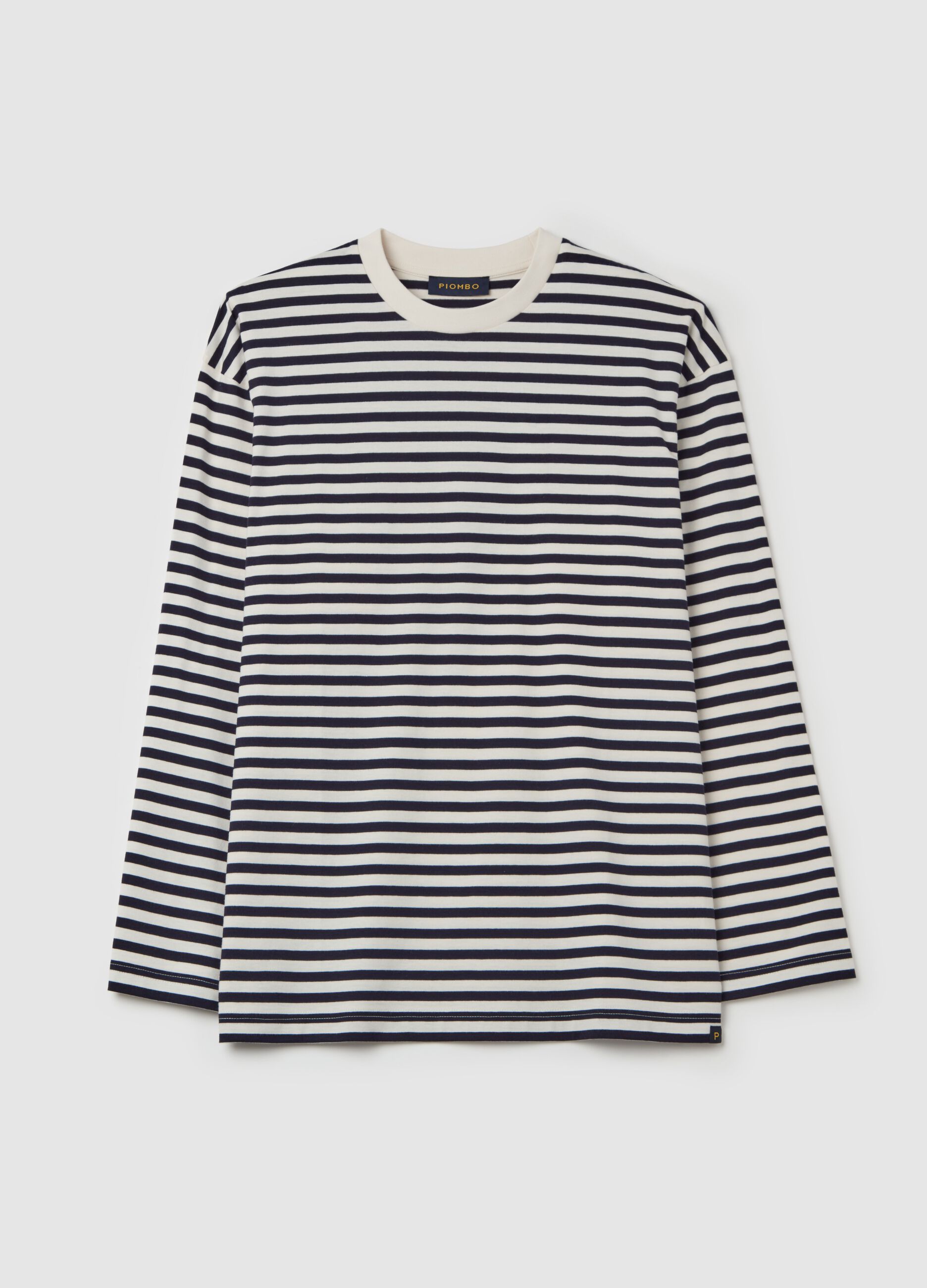 T-shirt boxy fit a righe