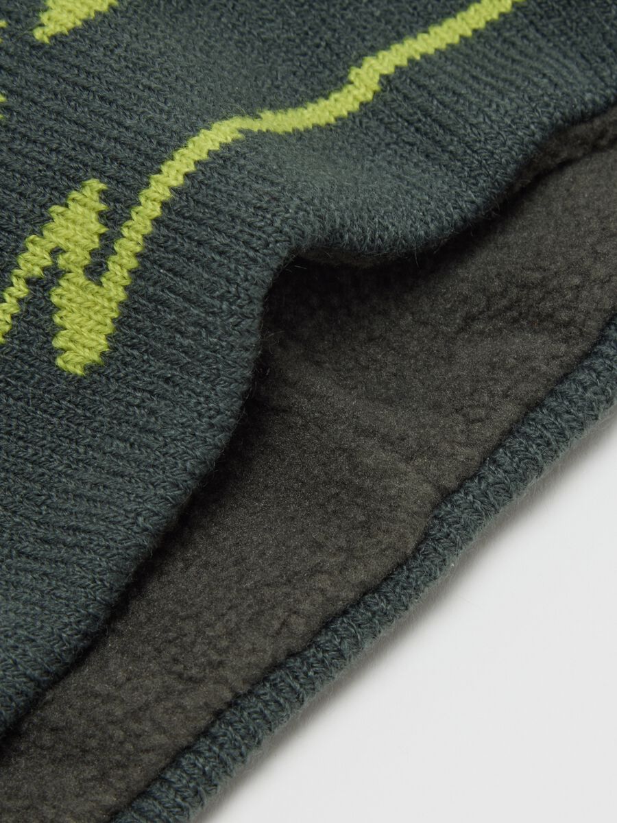 Jacquard headband with contrasting graphic pattern ALTAVIA WITH DEBORAH COMPAGNONI_1