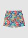 Multicolour floral print swim shorts_1