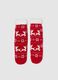 Multicolour Christmas socks with reindeer_0