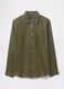 Green shirt with long sleeves in linen_3