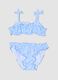 Sky-blue stretch bikini with frills_0