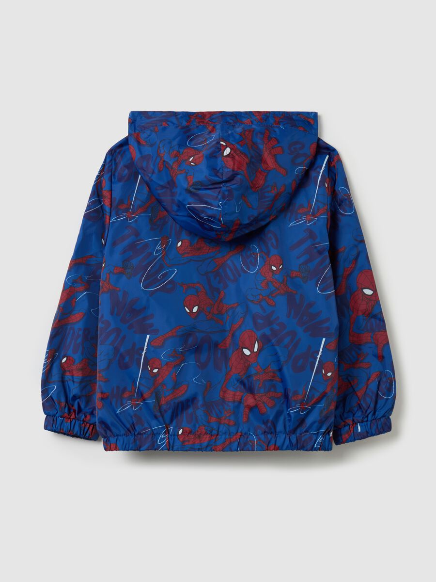 Spider-Man waterproof jacket with hood_1