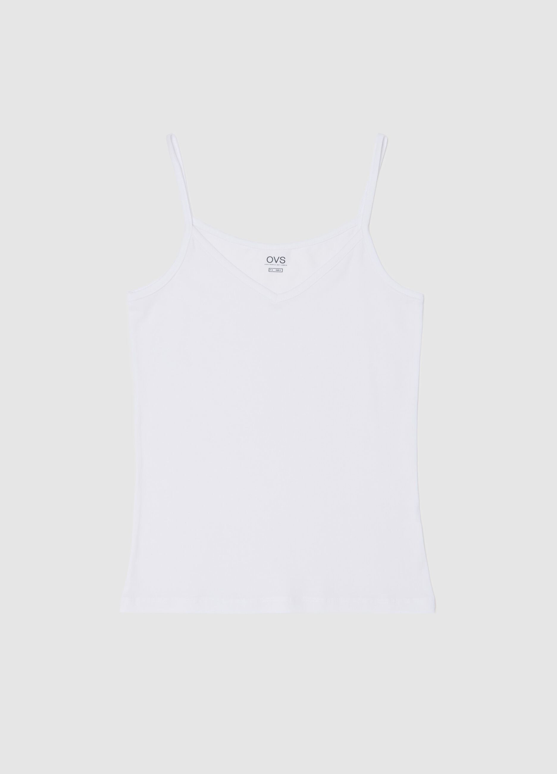 Under vest with V neck