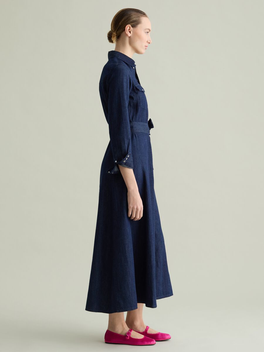 Denim shirt dress_1