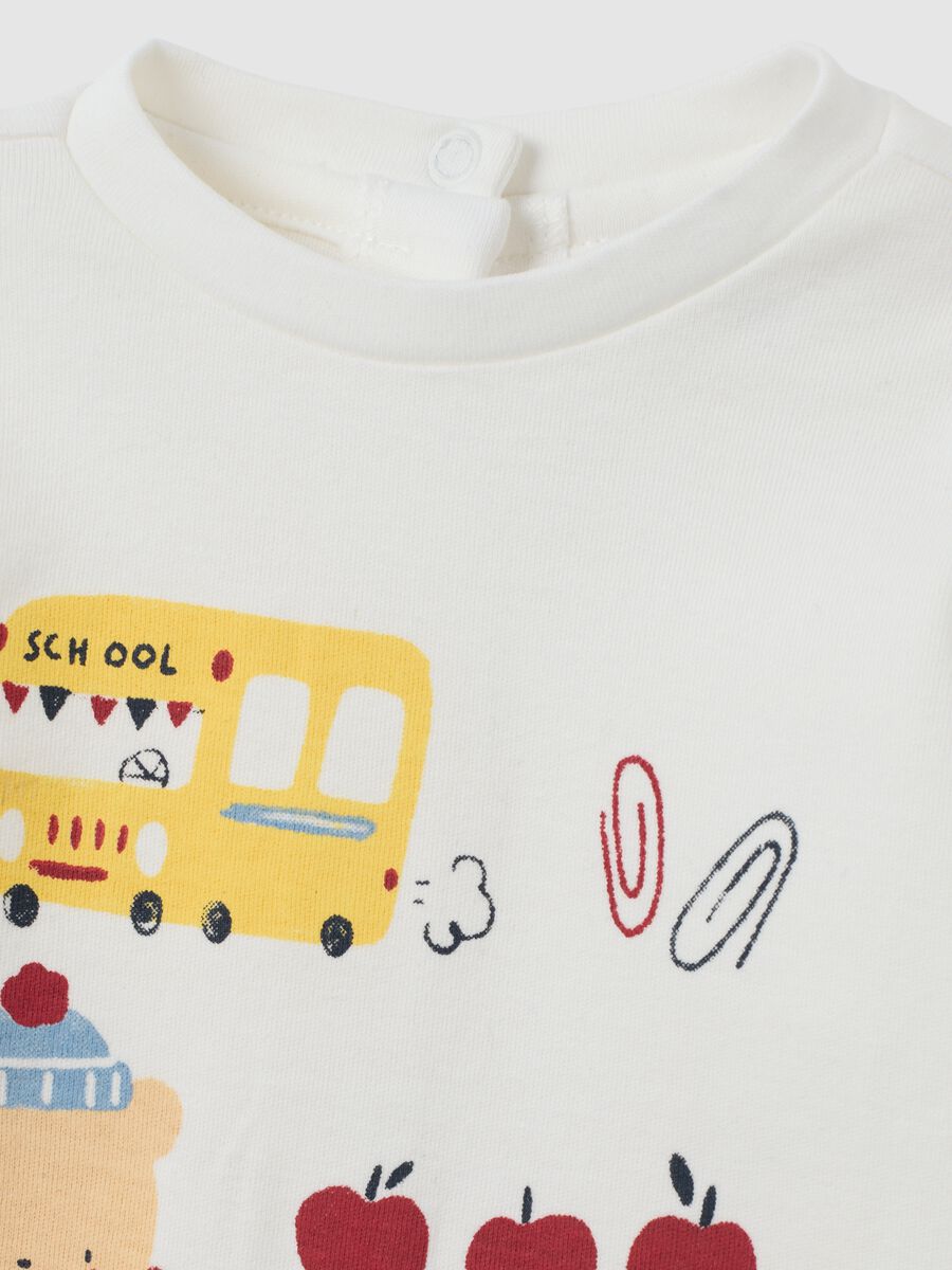 White pure cotton children's shirt regular fit_2
