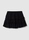 Black Lace Mini Skirt Regular Fit_4