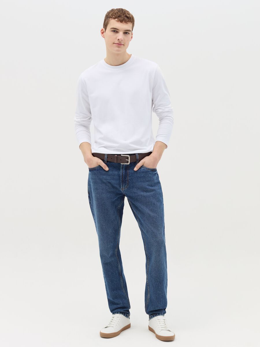 Slim-fit jeans with five pockets_0