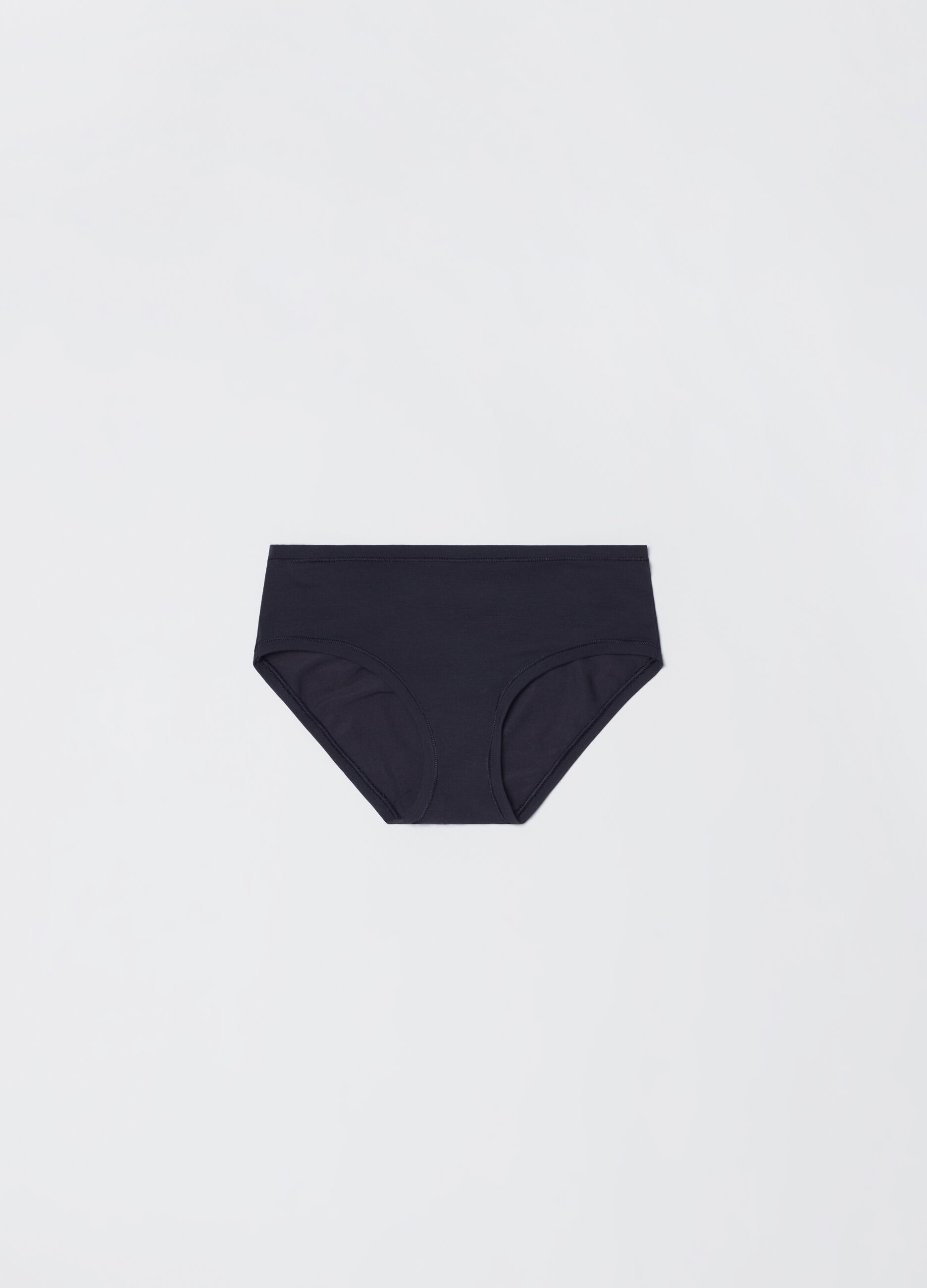 Three-pack stretch mélange knicker shorts