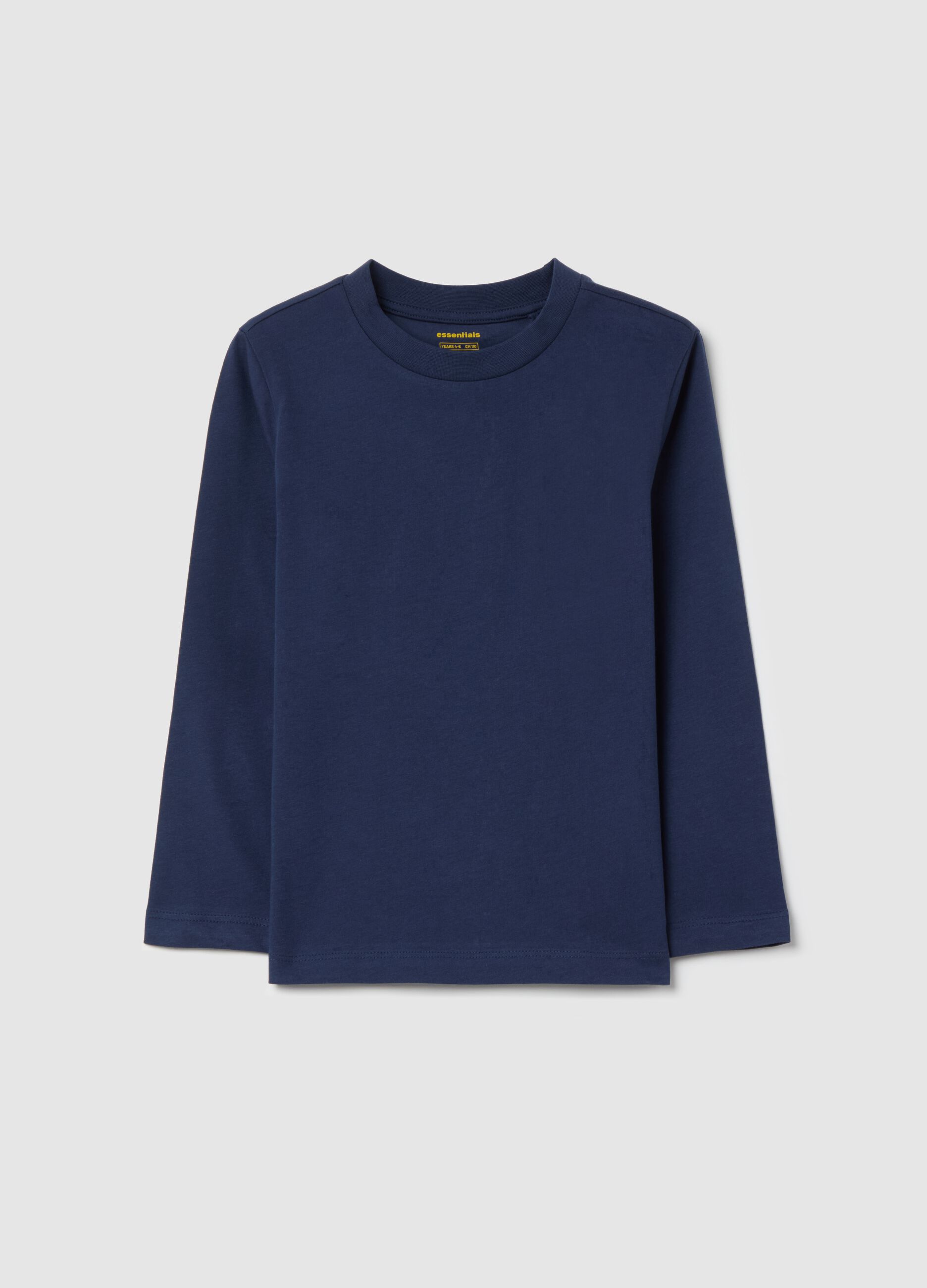 Long-sleeved T-shirt in cotton