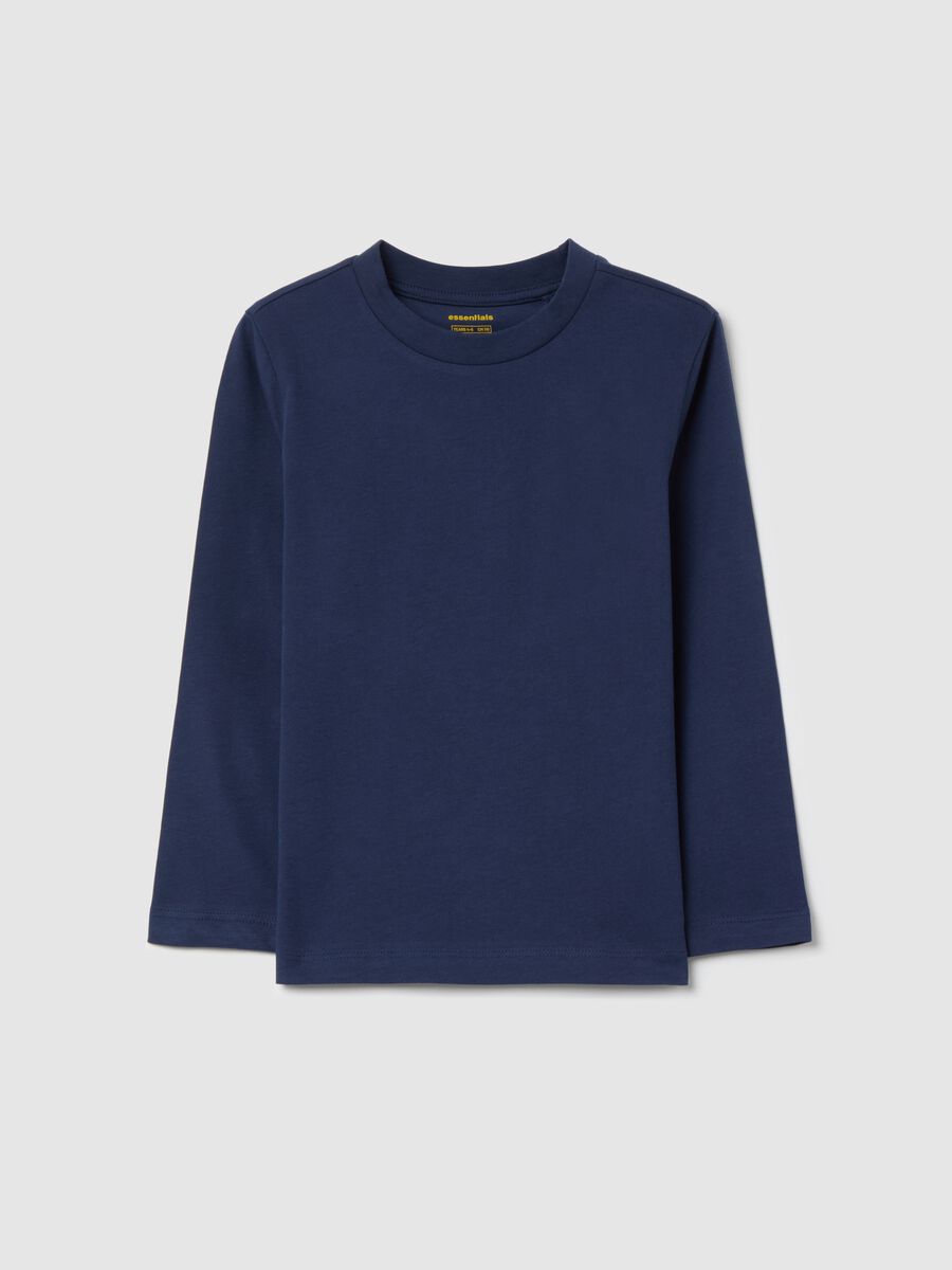 Long-sleeved T-shirt in cotton_0