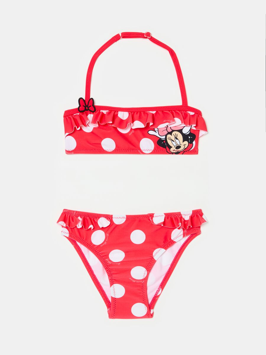 Bikini fantasia polka dots con stampa Minnie_0