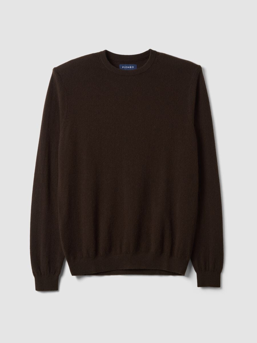 Brown pure cashmere jumper in a regular fit_4