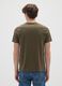 Green regular fit pure cotton T-shirt_2
