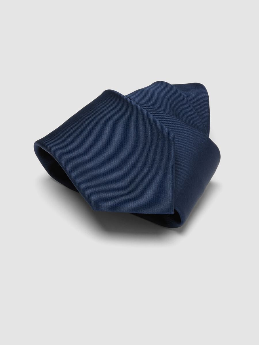 Blue tie with 7.5 cm blade_2