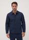 Pigiama blu in puro cotone organico con colletto_1