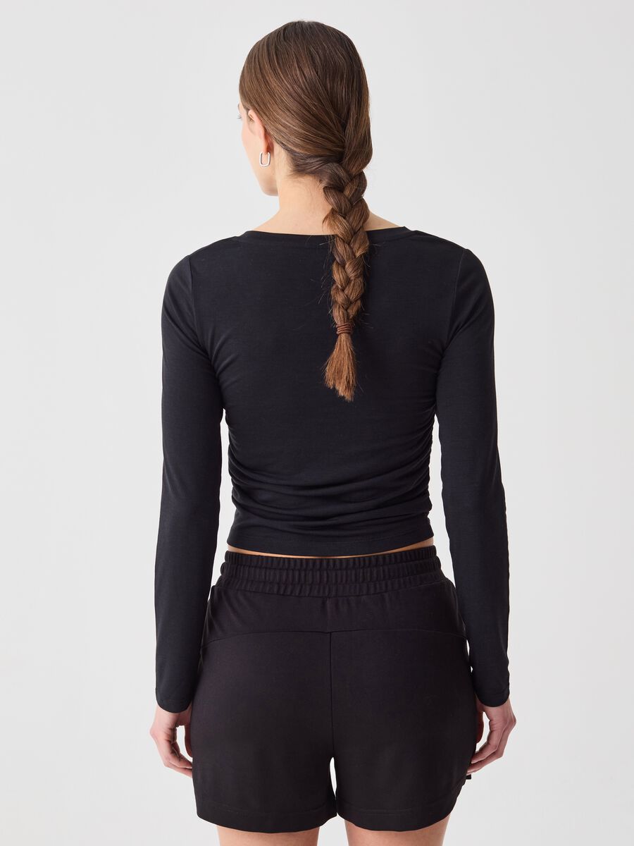 ALTAVIA STUDIO long-sleeved T-shirt in technical fabric_3