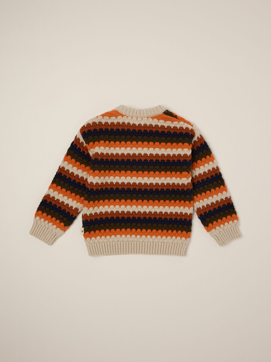 Multicolour cotton sweater for newborn_1