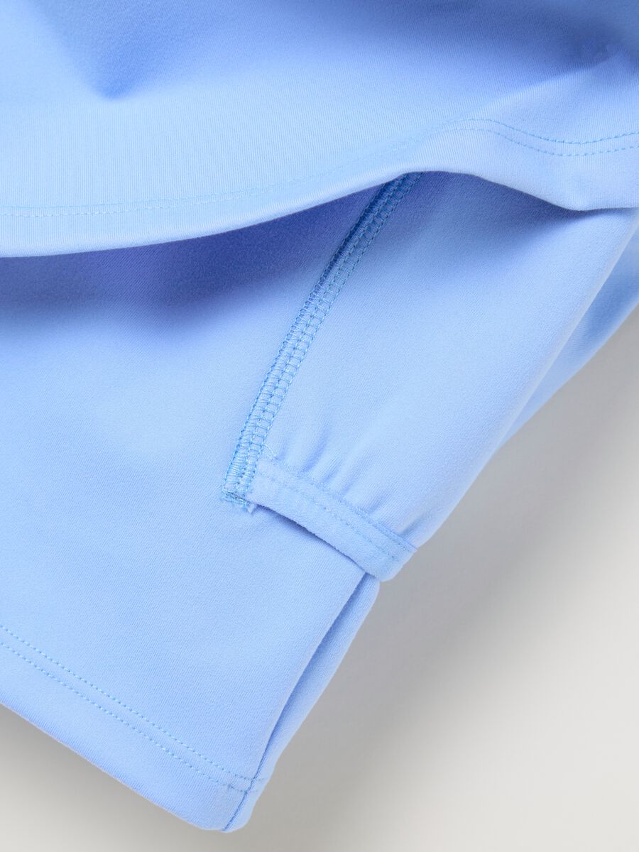 SLAZENGER light blue sports skirt in stretch fabric_5