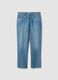 Regular fit blue denim pure cotton jeans_4