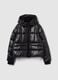 Black Iconic Puffer Jacket with Hood_4