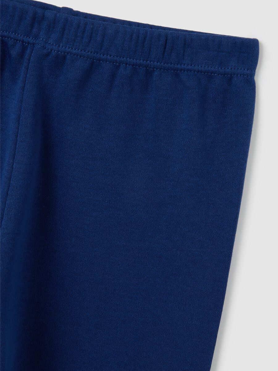 Blue and Navy Pyjama with Vehicle Print_2