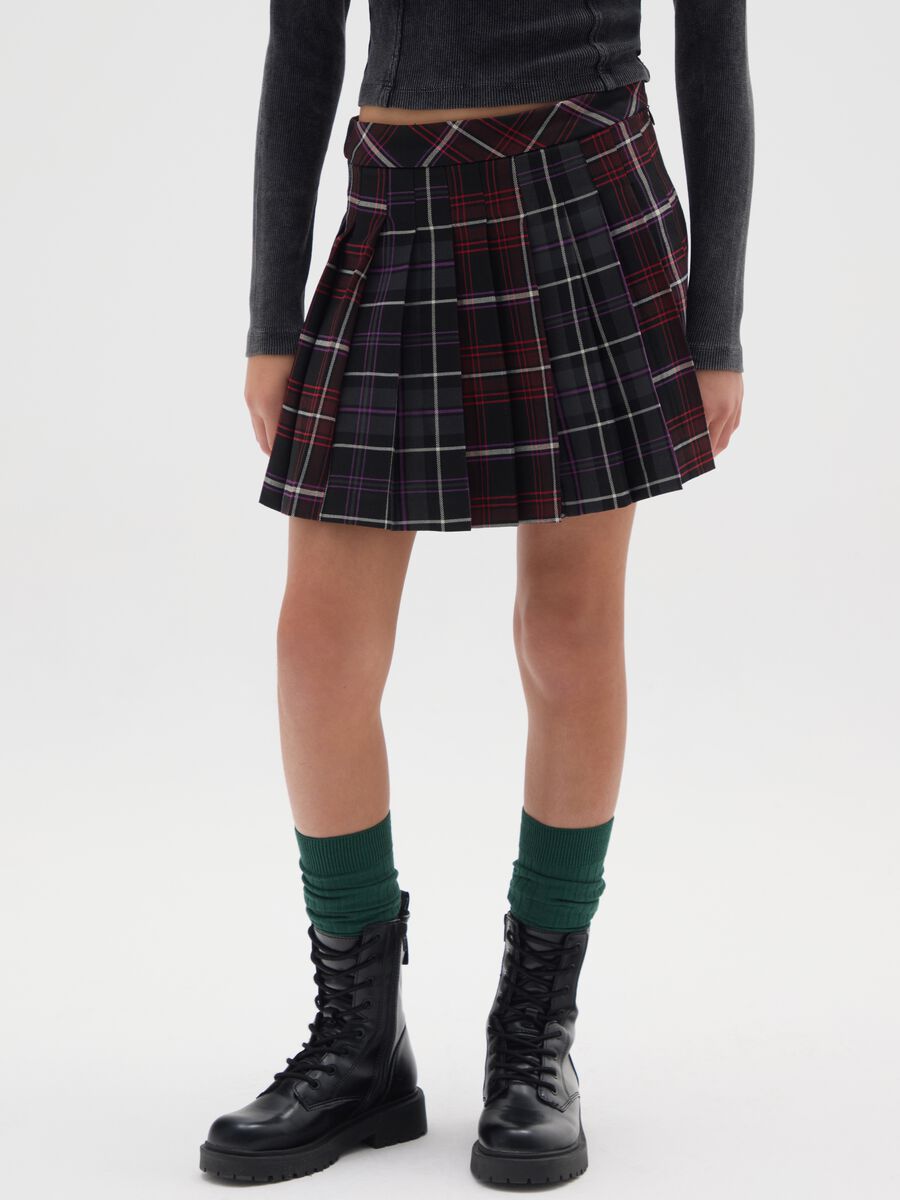 Multicolour Regular Fit Girls' Skirt_2