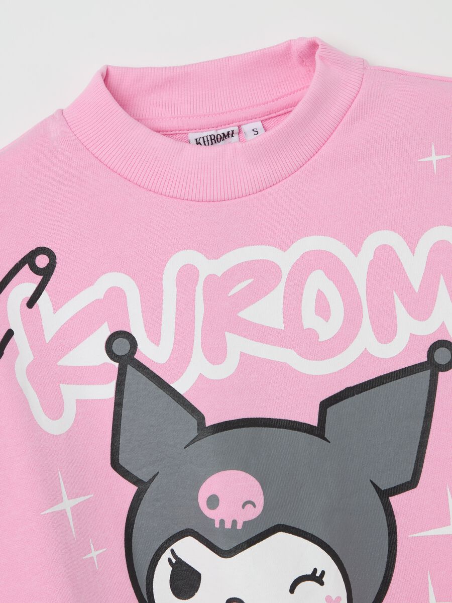 Pink sweatshirt with Kuromi print_5