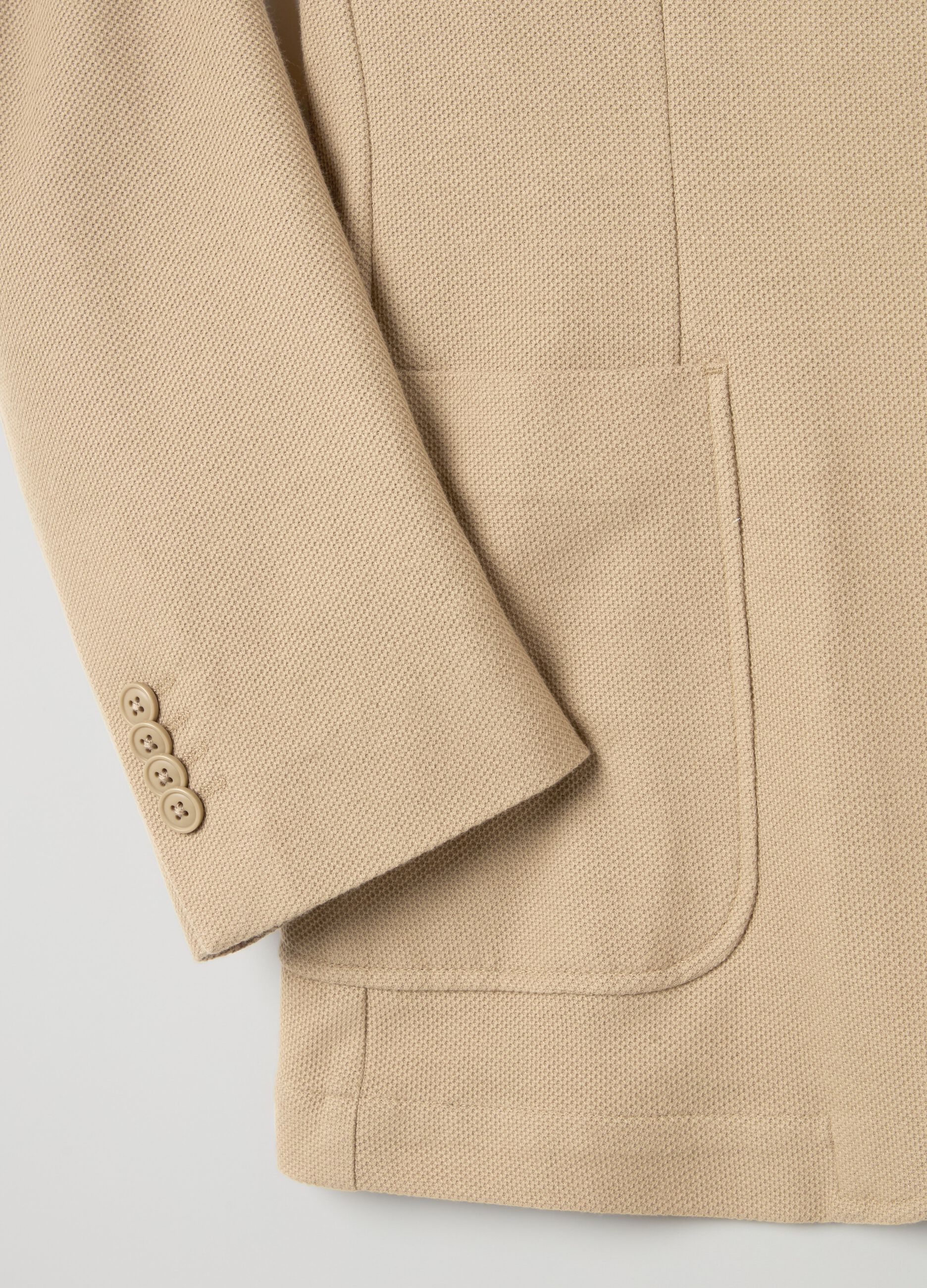 Blazer monopetto regular fit in maglia