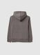 Boys' grey pure cotton sweatshirt with regular fit_4