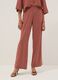 Red and white striped viscose and linen-blend straight-fit trousers_1