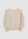 Girl's Beige Regular Fit Jumper_2