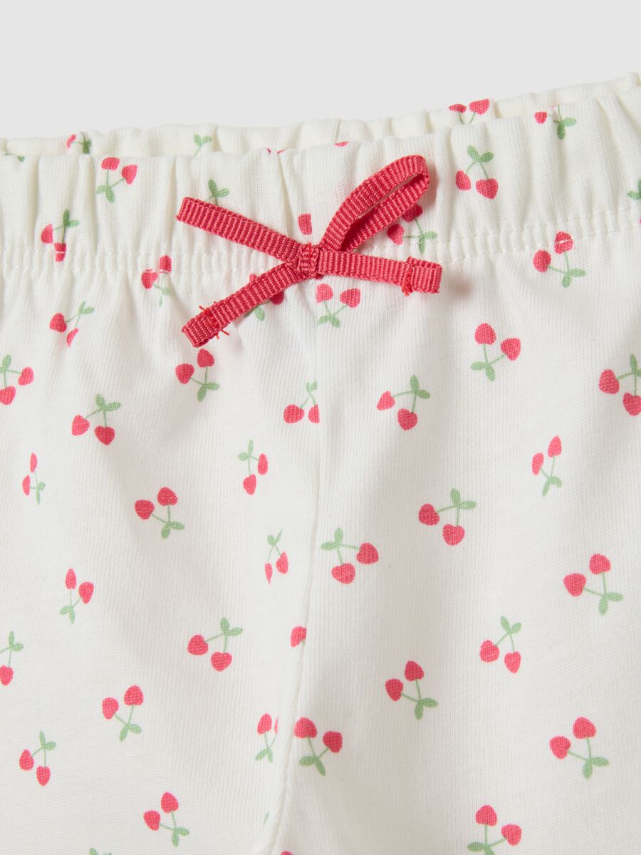 Baby white pure cotton leggings regular fit_2