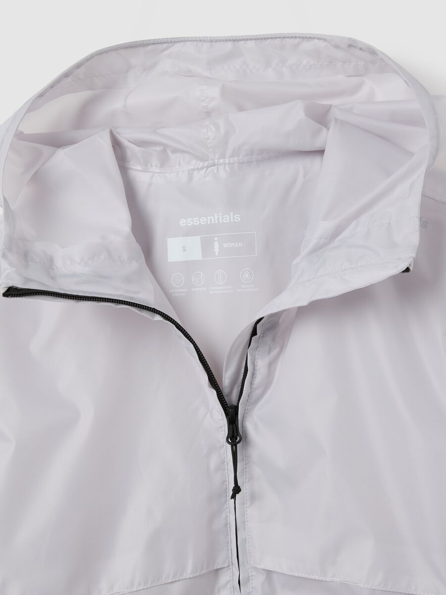 Women's White Waterproof Jacket_1