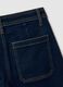 Wide leg blue stretchy cotton jeans_1